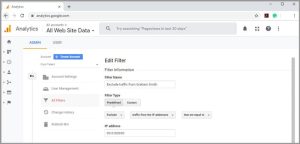 Exclude staff IP addresses